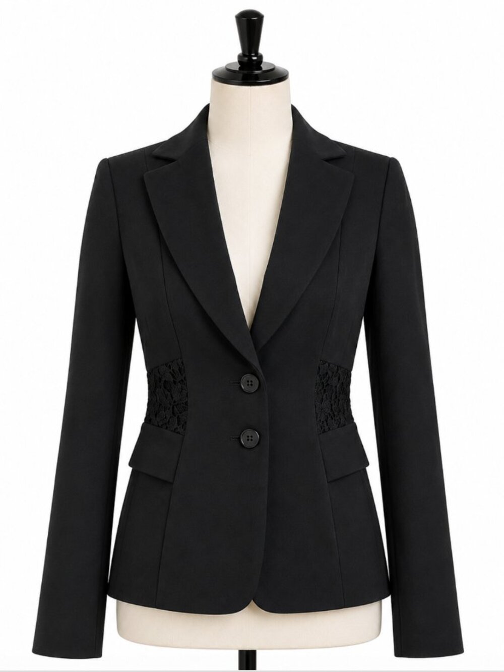 NEW WHITE HOUSE BLACK MARKET WHBM SIGNATURE LACE BLAZER JACKET SIZE 2